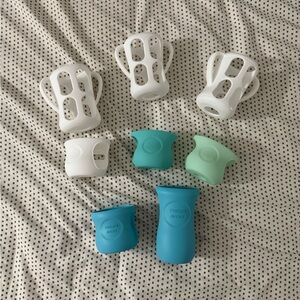 NWOT! Silicone Sleeves for Philips Avent Natural Glass Baby Bottles